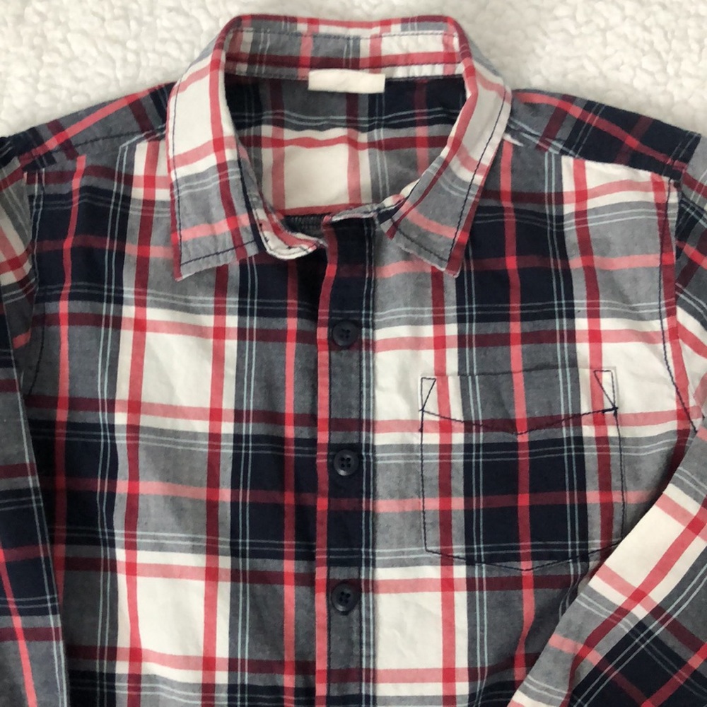 Boys Crazy Eight plaid shirt size 7/8